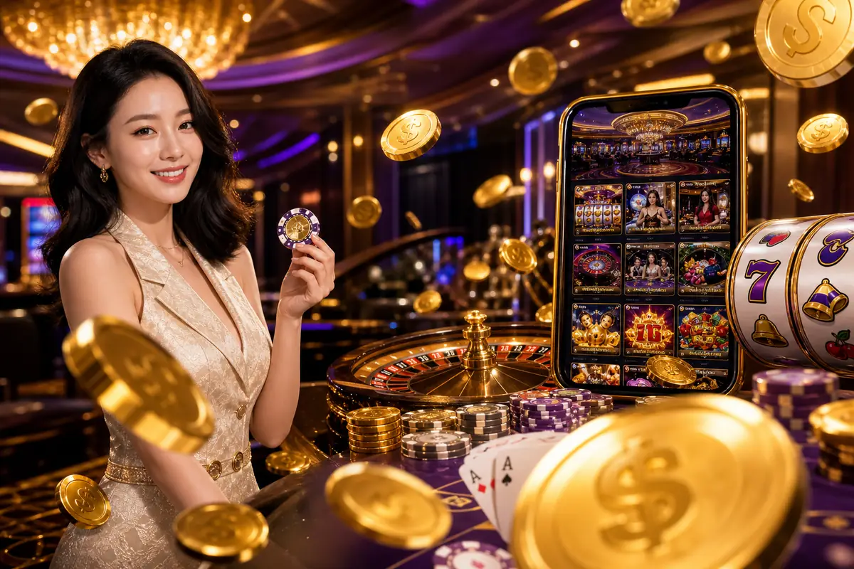 8777d লাইভ ডিলার ব্যাকারাট টেবিল